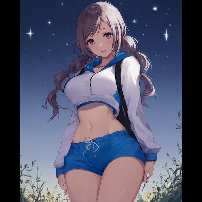 do a anime character and original character