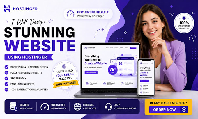 hostinger website, hostinger design and redesign, hostinger ecommerce wesite