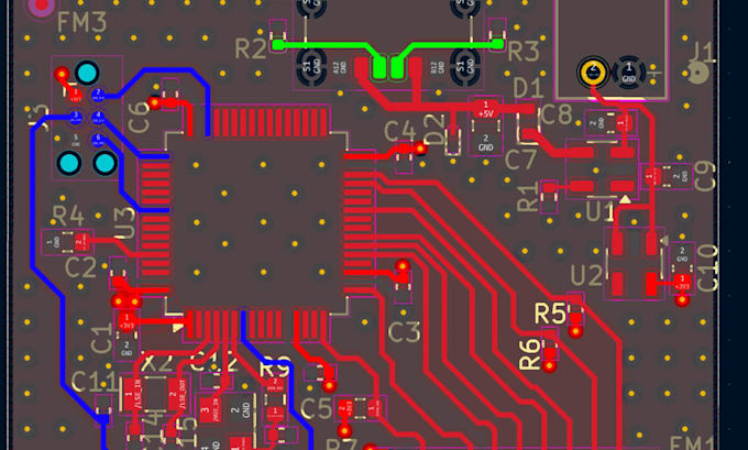 design wearable pcb for smartwatch, fitness tracker and health device