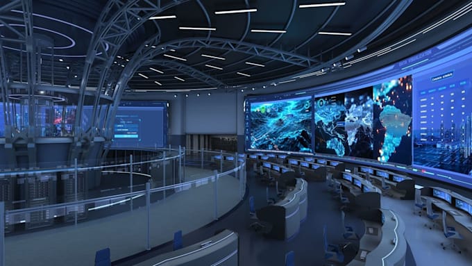 design commercial drone operations centers and uav ground control station