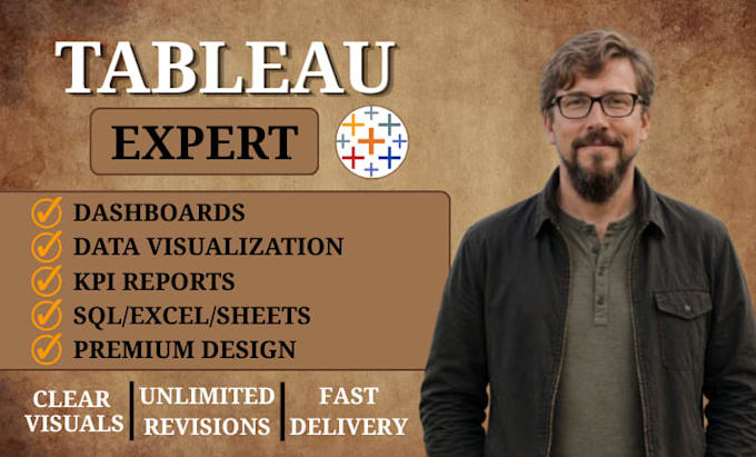 create interactive tableau dashboard with data visualization, business insights