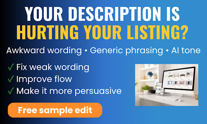 fix and improve your etsy product descriptions