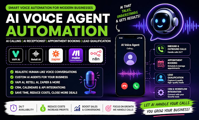 build ai voice agent, ai calling system using vapi, retell ai calling automation