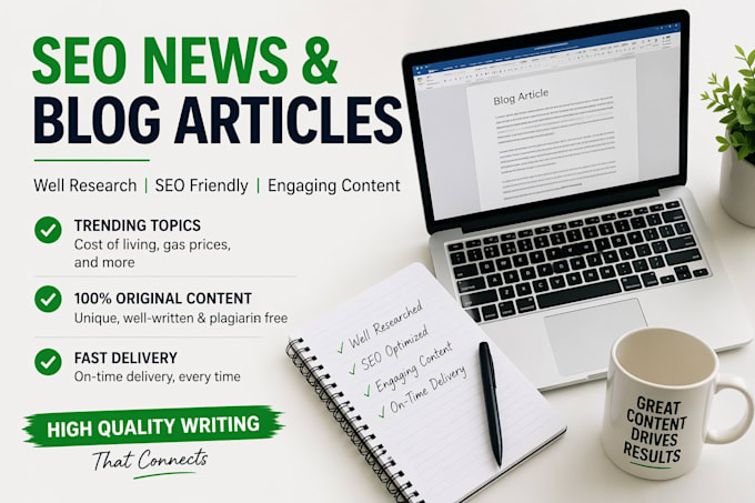 seo blog articles and website content