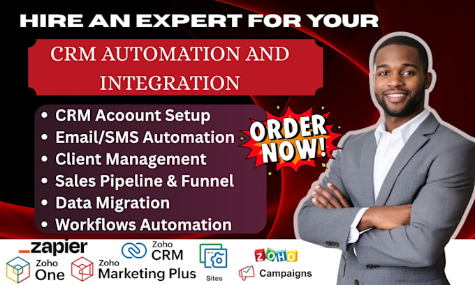 setup zoho CRM zoho one zoho campaign zoho marketing zoho sites zap integration