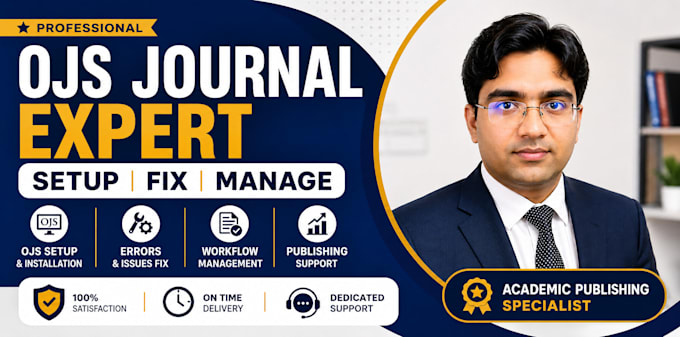 fix ojs errors, setup and manage your academic journal