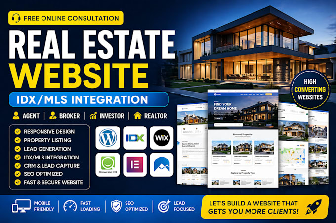 build realtor real estate website with idx mls integration in wordpress