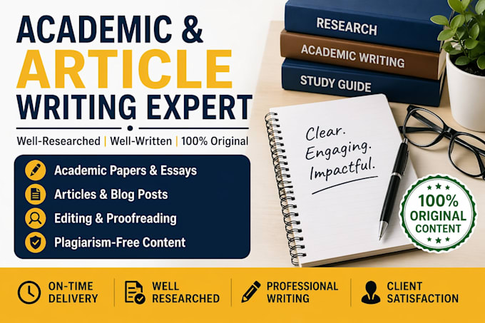 write and proofread high quality articles