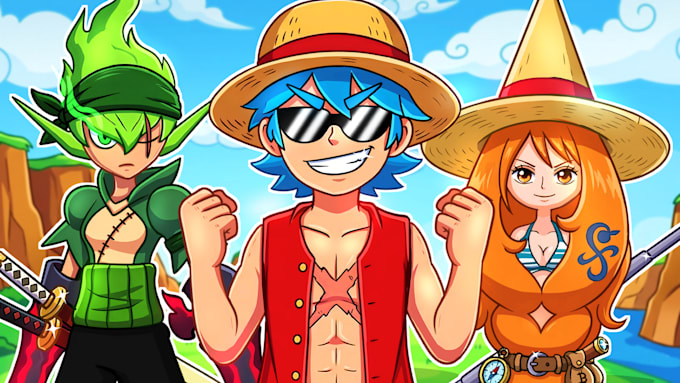 turn any character into one piece anime style