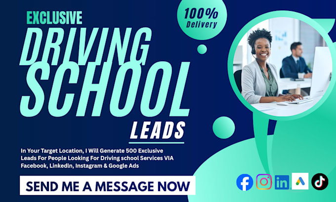 700 verified driving school leads driver training driver school leads google ads