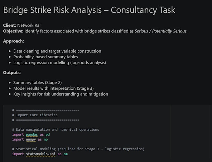 develop a machine learning model for accurate prediction using python
