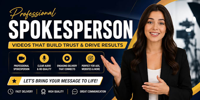 record spokesperson video testimonial videos human ugc and actor