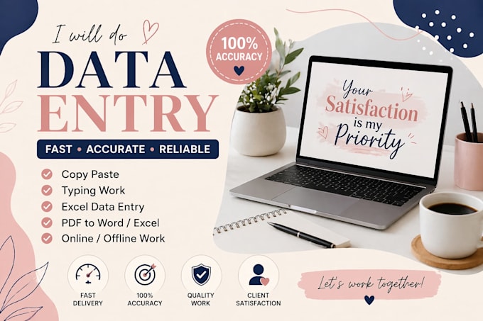 do data entry,typing,copy paste and canva design