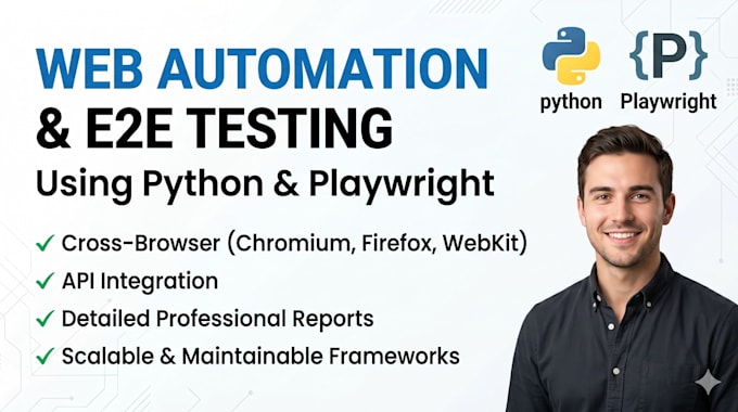 build robust e2e automated web tests using python and playwright