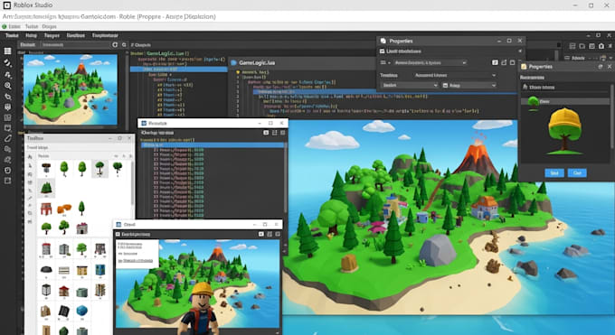 develop roblox game, roblox scripting, roblox map design, roblox development