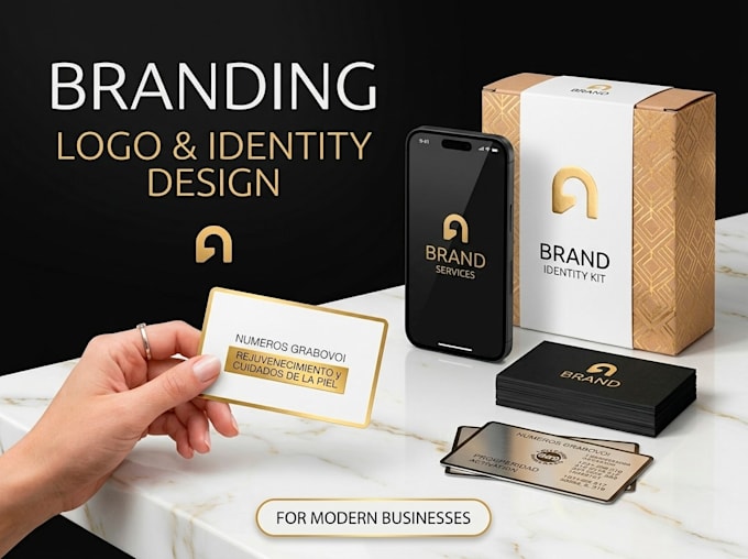 design modern logo and brand identity