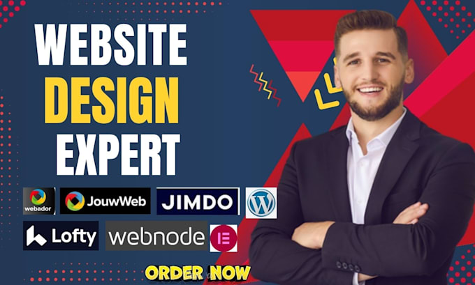 design website using jouwweb jimdo webnode lofty crm onepage kvcore