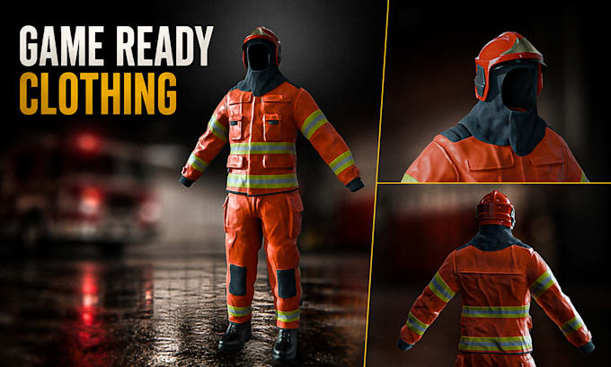 create custom game ready clothing for characters