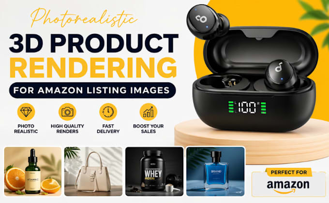 photorealistic 3d product rendering for amazon listing image