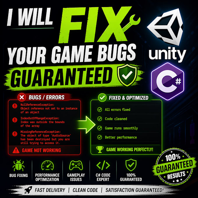debug your code for your unity game