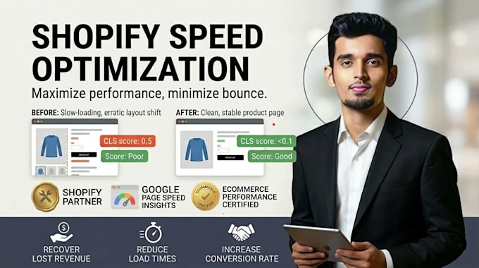 fix shopify core web vitals lcp inp cls manually
