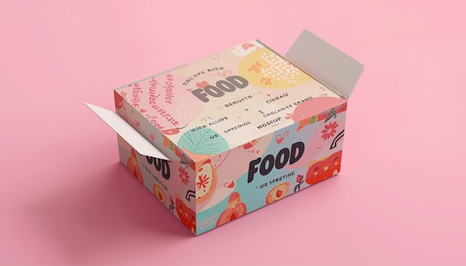 design creative box, pouch and label packaging design