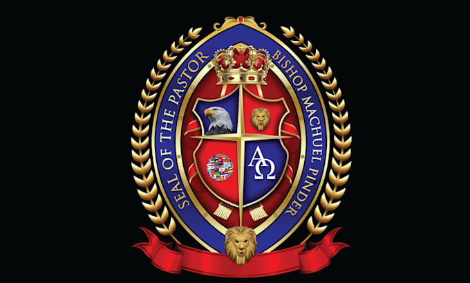 create stunning church seal logo from scratch