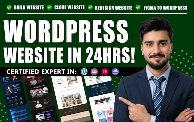 convert figma to wordpress, PSD to wordpress, figma to elementor, clone website