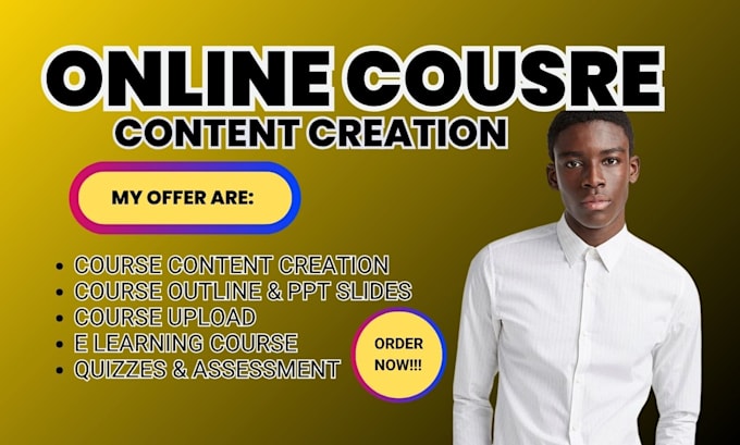 create online course content, course curriculum for your online school
