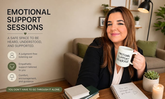 provide emotional support sessions for you