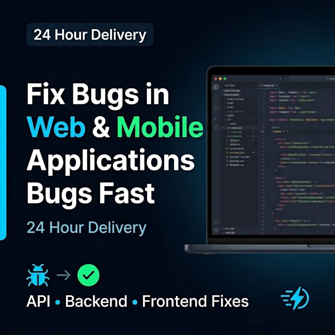 fix your web and mobile app bugs in 24 hours