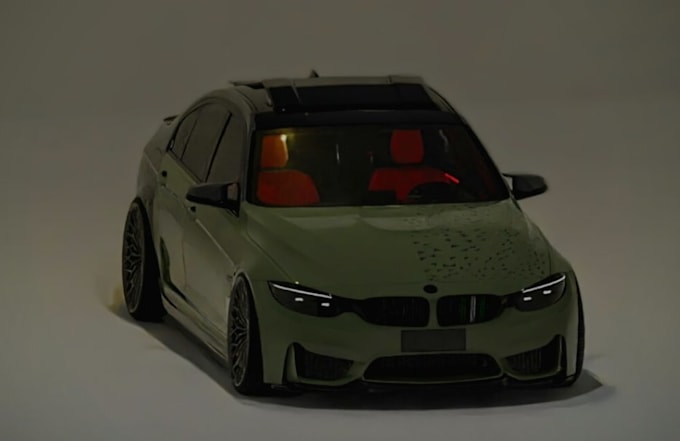 model 3d vehicle ready for roblox game, optimize car mesh, 3d rigging, animation