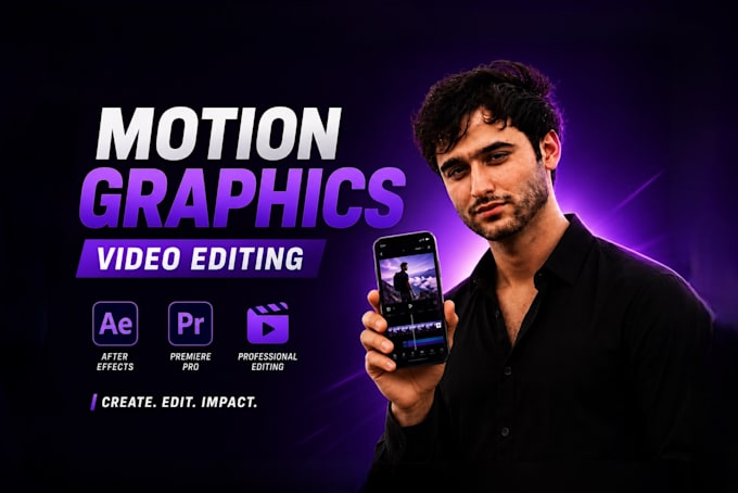 create motion graphics and video editing for social media