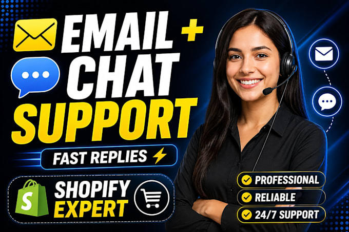 handle shopify email and chat support