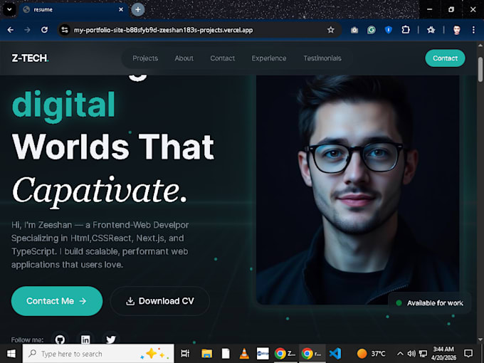 build a responsive business website using react and tailwind CSS