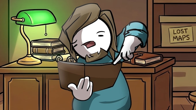 create funny historical 2d stickman animation videos for social media