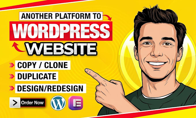 copy,clone any website exactly into wordpress
