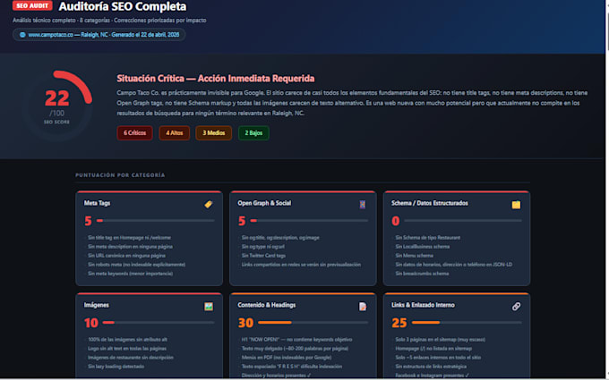 do a complete technical SEO audit for your website