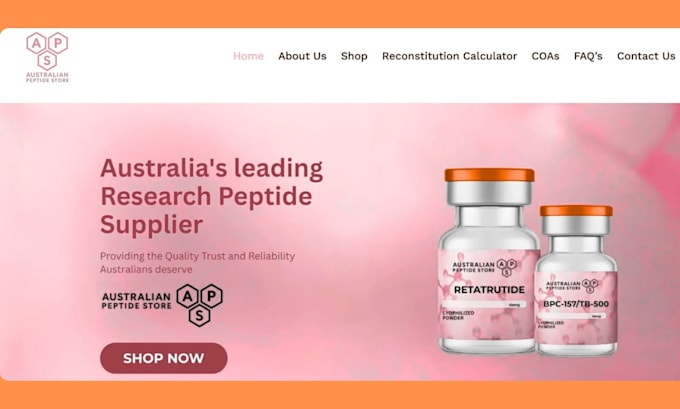 fda compliant peptide website research peptide store woocommerce peptide website