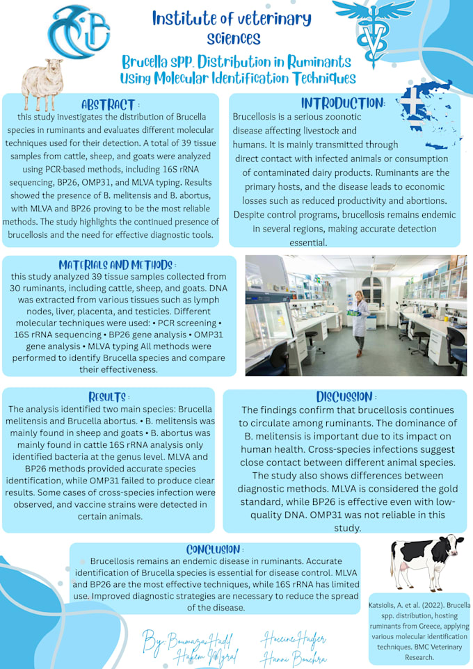 make presentations and posters