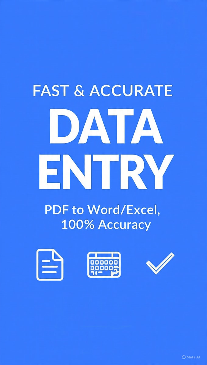do data entry fast