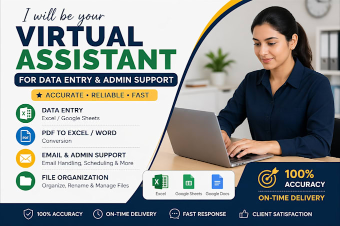be your virtual assistant and administrative support assistant