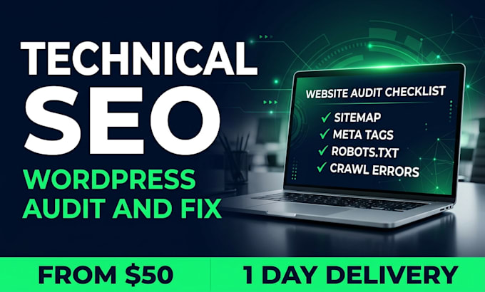 wordpress technical SEO audit and optimization for higher google ranking