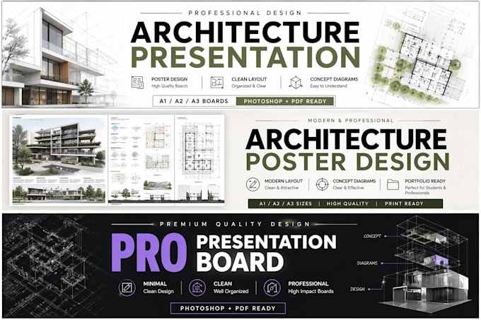 create professional architecture sheets, boards, and layouts