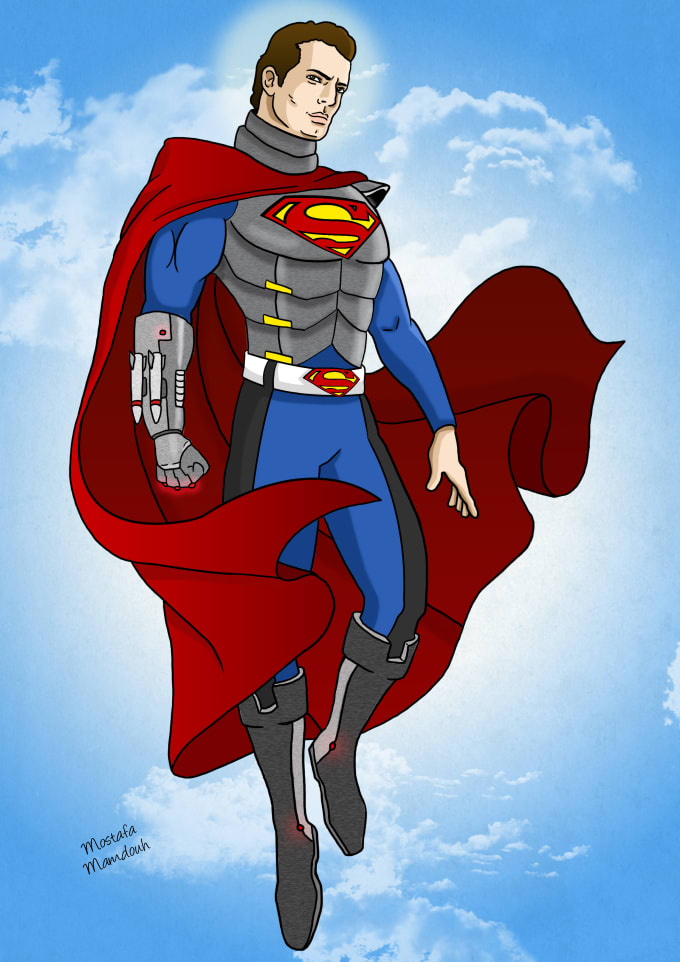 Create superhero cartoon character for you by Mostafa_29