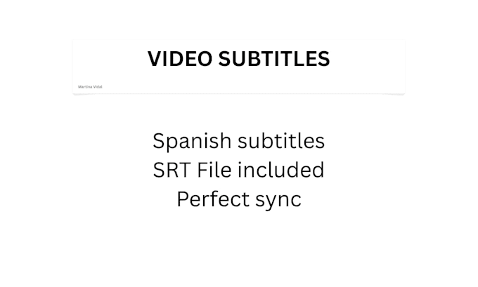 create spanish subtitles or captions for your video