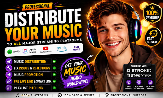 fix distrokid, tunecore issues and correct metadata for streaming platforms