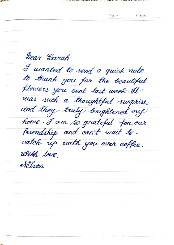 provide premium cursive handwriting and professional transcription services