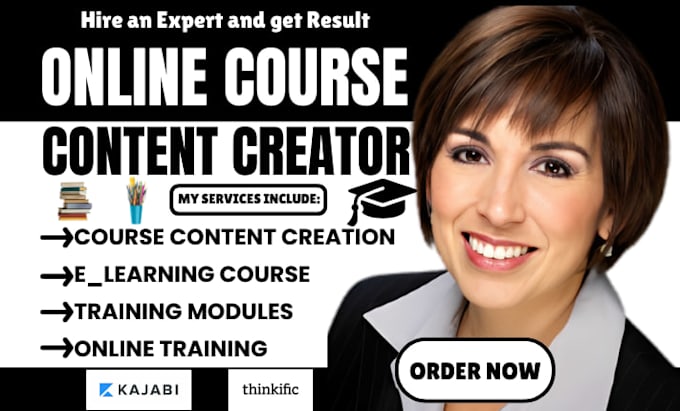 create a complete elearning course with video modules and training content