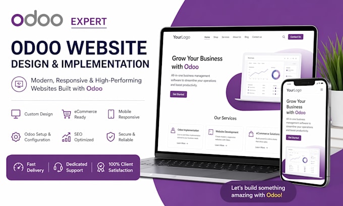 do and implement odoo modules erp migrate wordpress odoo website odoo developer